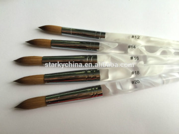 Professional Acrylic Nail Art Brush Set for UV Gel Builder Nal Brushes #6