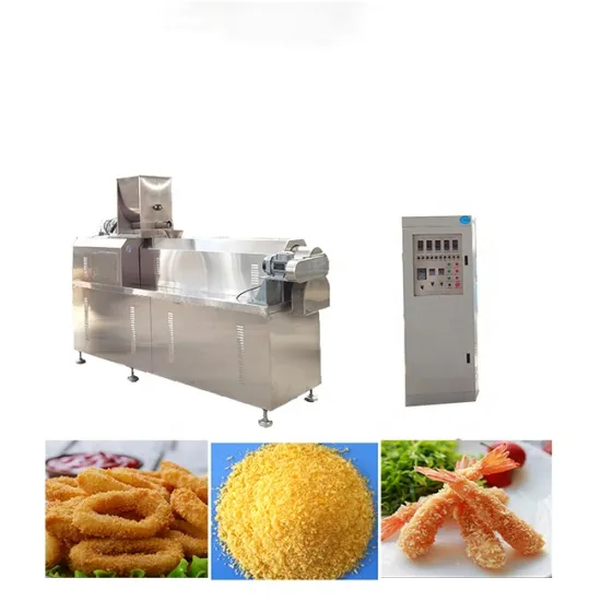 Industrial Panko Breading Food Breadcrumbs Extruder Manufacturing Line