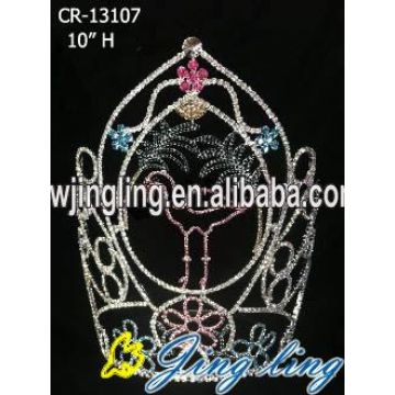 Coronas Rhinestone grande personalizado