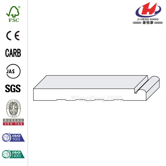 Embossing Line Multiple Style Singapore Wooden Door Jamb