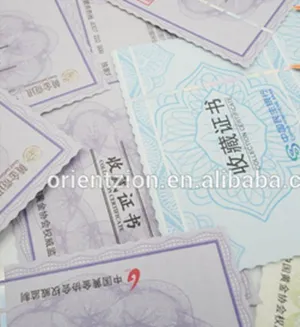 Security Label, Security Card, Product Certificate