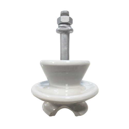 Pin type anti-pollution porcelain insulator