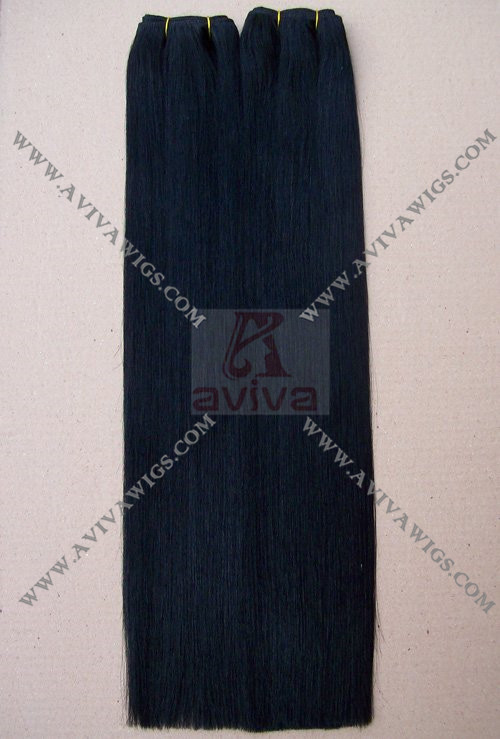 Unprocessed Natural Human Hair Weave with Double Drawn