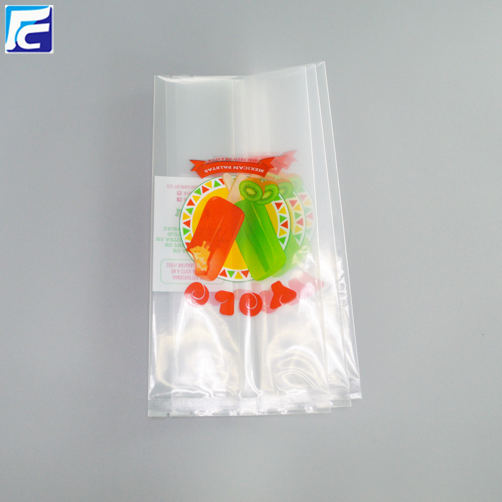 Clear Ice Popsicle Packaging Bag