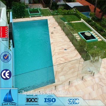 12mm Swimming Pool Tempered Glass Fence Panels Price