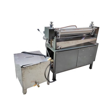 Small Cardboard Upper Side Gluing Machine with Hot Melt Adhesive - 720mm Width Glue Applicator