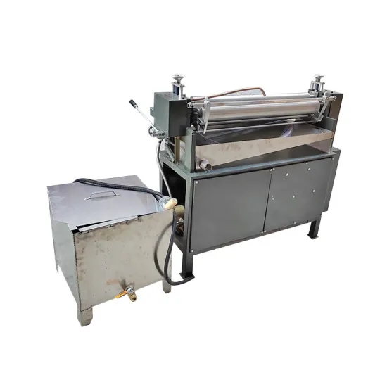 Small Cardboard Upper Side Gluing Machine with Hot Melt Adhesive - 720mm Width Glue Applicator