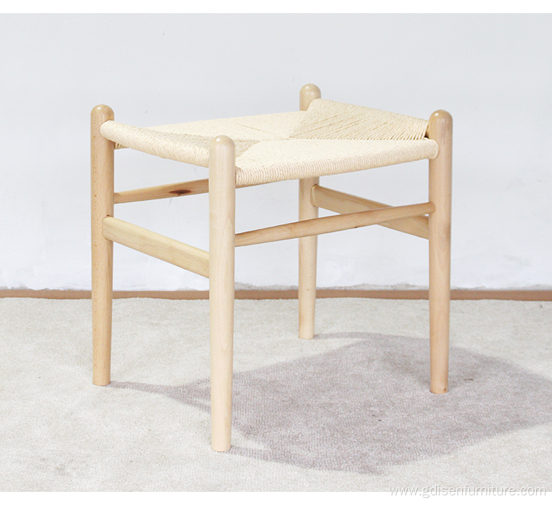 High quality modern natural CH53 wooden stool