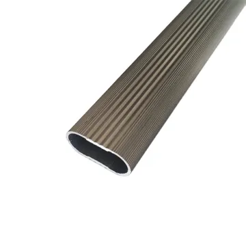 6000 Series Anodized Extruded Hollow Aluminum Oval Tube/Pipe