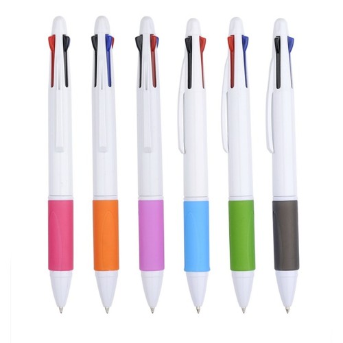Wielokolorowy plastikowy długopis do promocji