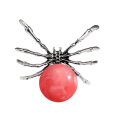 Cherry Quartz 16MM Ball Antique Silver Spider Pendant (47x40mm) Necklace 45cm Black Cord