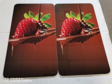 tempered glass hob cover with popular designs