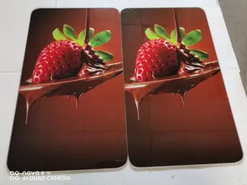 tempered glass hob cover with popular designs