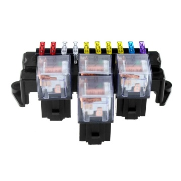 Kotak sekering 10 arah 5-pin soket basis relay blok