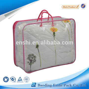 Clear small plastic pvc zipper bag