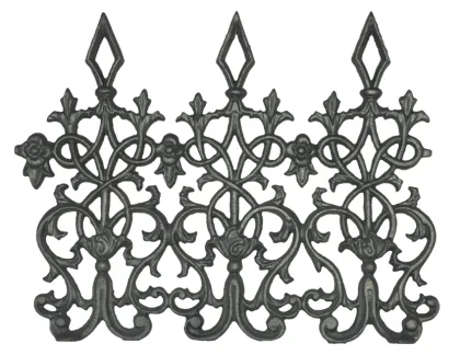 Garden decoration parts wrought iron components
