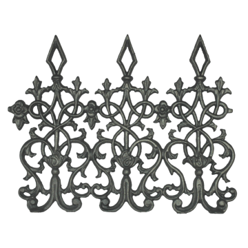 Garden decoration parts wrought iron components