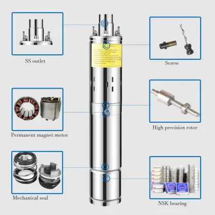 1.2KW Solar Water Pump System: DC Solar Screw & Submersible Water Pump Solutions