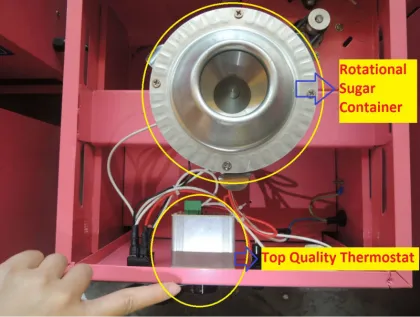 Gas cotton candy machine candy floss machine