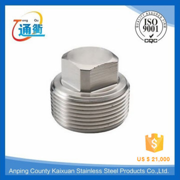 one touch casting stainless steel threaded metal plugs