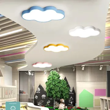 White Cloud Modern Simple LED Pendant Lamp for Children's Room Ceiling Light