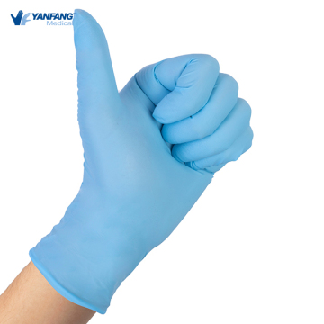 Powder Free Nitrile Disposable Glove For Medical Examination