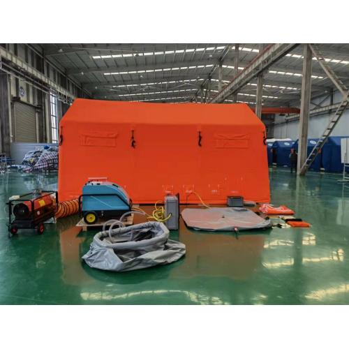 Mass Decontamination Tent 30 square meters Orange Mass Decontamination Tent Factory