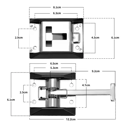 304 Stainless Steel T-Style RV Door Holder for Truck Body Parts