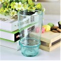 Green Bubbled Recycled Glass Pint Drinking Glasses