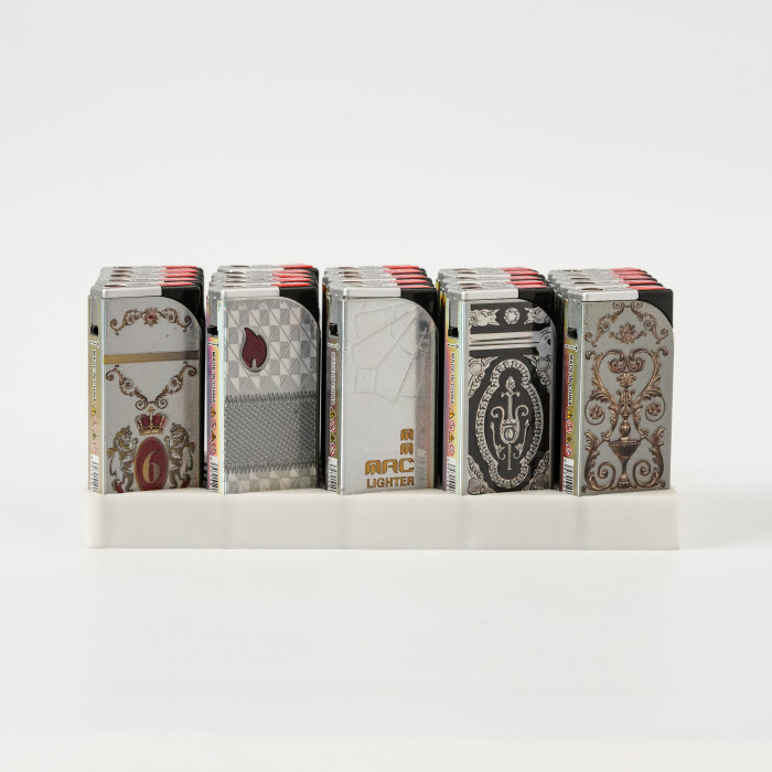 Isqueiro com padrão vintage em relevo de estilo europeu