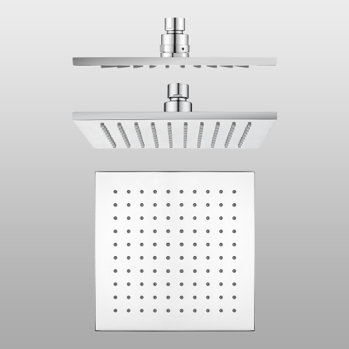 Сертифицирована квадратная хромированная головка для душа