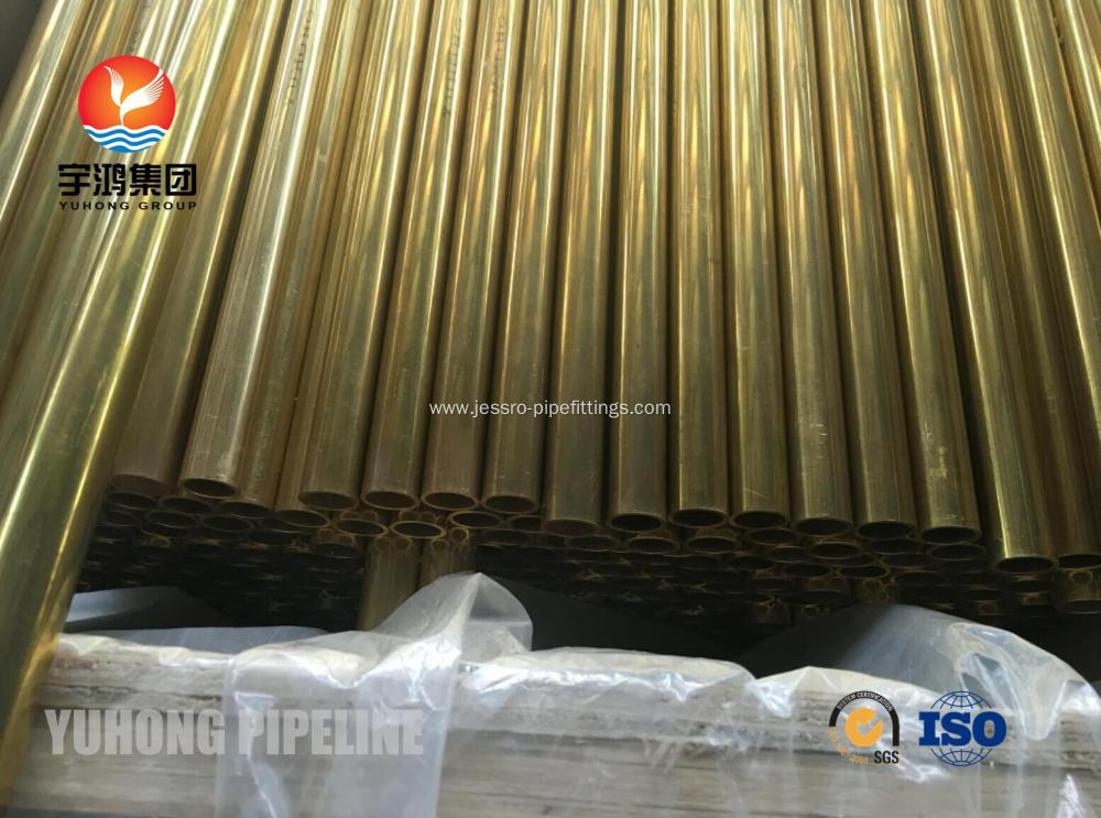 Seamless Brass Tube ASTM B111 C44300 19.05 x 1.65 M/W x 4877