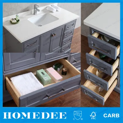 Solid Wood Bathroom Cabinet 2016 For North American Market