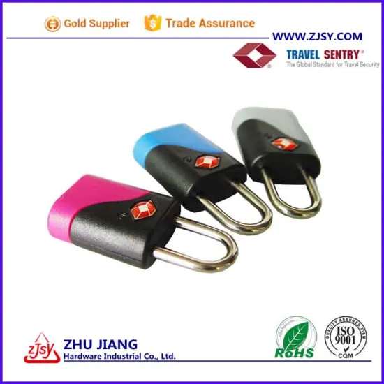 TSA padlocks with keys