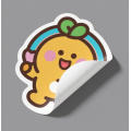 白いビニールカーステッカー