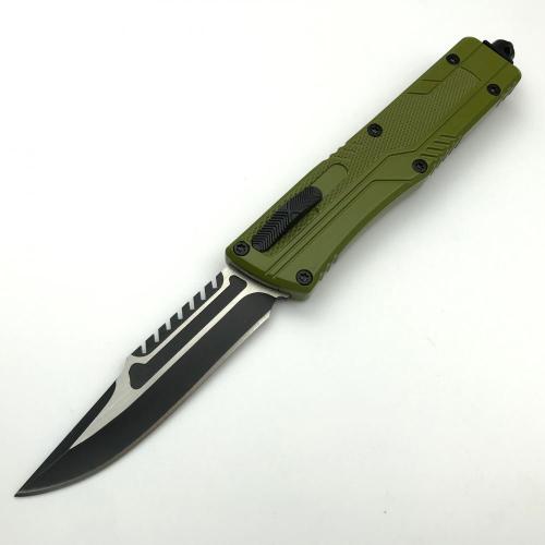 Coltello automatico pieghevole a molla con clip