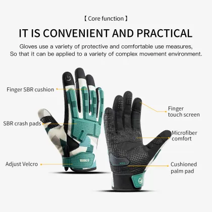 Touchscreen Hard Protective Knuckle Hunting Tactical Gloves - Wear Resistant Motorcycle Gloves for Sports and Outdoor Activities