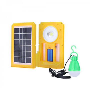 Portable Camping Solar Light: 3 Circle Tube COB LED System with 24000mAh Lithium Battery