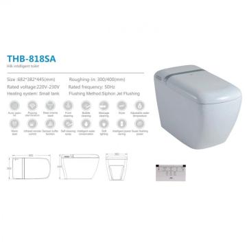 THB 818	One piece intelligent smart toilet with warm seat cover