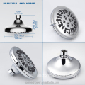 8 Function 5.5 Inch Brushed Nickel Bathroom Overhead Showerhead - Water Saving SH8730BK