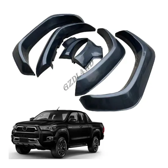 Offroad Accessories Wheel Eyebrow Arch Fender Flares for Hilux Rocco Rogue 2020-2021