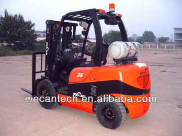 3.5ton loading capacity lpg gasoline forklift truck