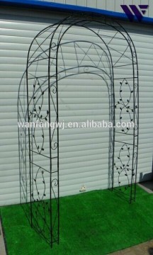chinese garden arch wrought iron gate