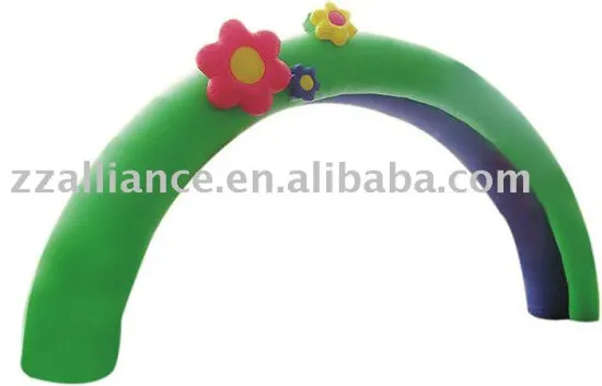 Inflatable archway advertising gate rainbow door