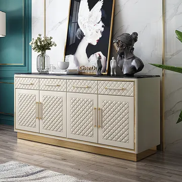 Solid Wood Buffet Cabinet for Dining Room Furniture
