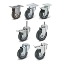 STEM PU Caster Handle Wheels مع الفرامل