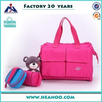quilted ngil bag cotton duffle bag diaper bags n.g