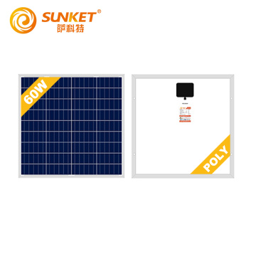 Painel solar de poli 60W por células de grau