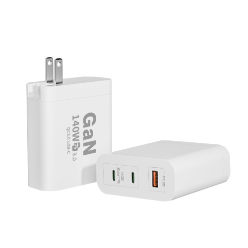 Hot Selling 140w Gan Type-c Charger Laptop Quick Charge Usb-c Pd Qc3.0 Wall Charger for phone for laptop