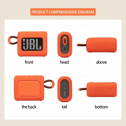 Silicone Cover for JBL GO3 - Portable Protective Case